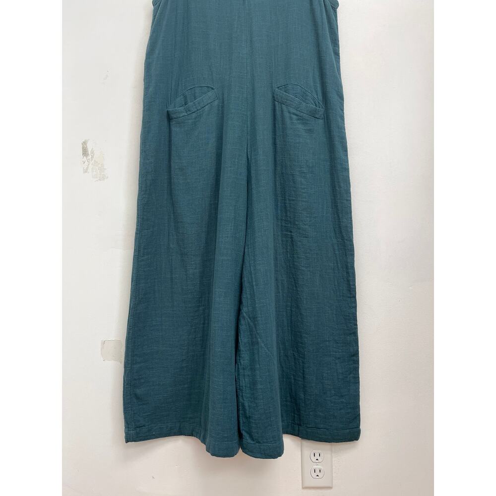Natural Life Chelsea Wide Leg Oversized V-Neck Cotton Gauze Jumpsuit - Medium - Picture 10 of 12